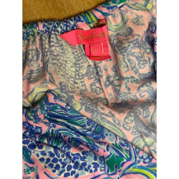 Lilly Pulitzer Maribella Halter Maxi Dress LILAC ROSE WE MEMAID IT Size Large - Picture 5 of 11